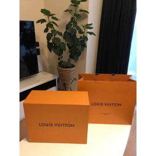 ルイヴィトン(LOUIS VUITTON)のLOUIS VUITTON 箱　紙袋　リボン　メッセージカード付き　新品(ショップ袋)