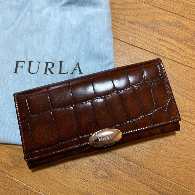 Furla(フルラ)のFURLA 牛革　長財布　未使用品　イタリア製 レディースのファッション小物(財布)の商品写真