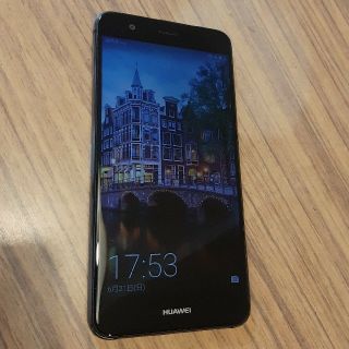 アンドロイド(ANDROID)のHUAWEI p10 lite　UQモバイル　32GB ブラック(スマートフォン本体)