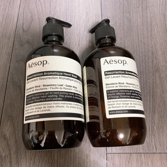 Aesop レスレクション ハンドウォッシュ 500ml 2本 - ボディソープ/石鹸