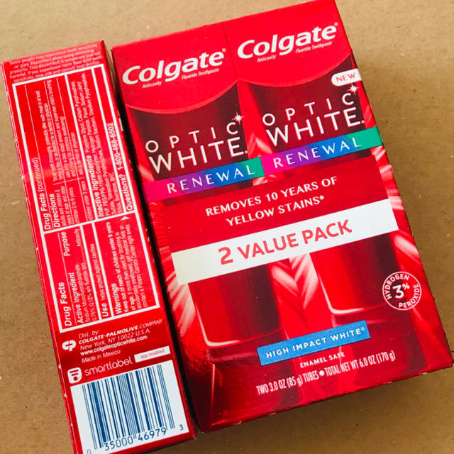 【Colgate】コルゲート オプティック ホワイト リニューアル コスメ/美容のオーラルケア(歯磨き粉)の商品写真