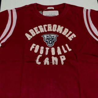 アバクロンビーアンドフィッチ(Abercrombie&Fitch)のAbercrombie&Fitch Tシャツ ワインレッド L 新品！(Tシャツ/カットソー(半袖/袖なし))