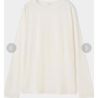 マウジー(moussy)のmoussy  SHEER CUT トップス　新作　　シアー(カットソー(長袖/七分))