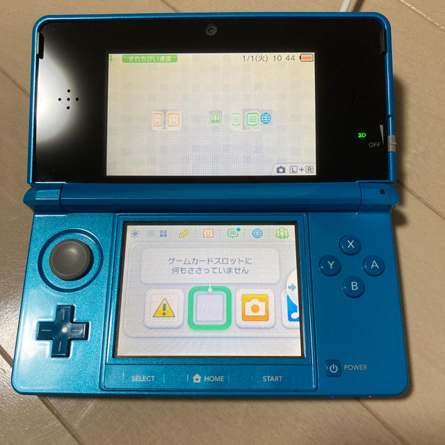 【中古】【訳あり】Nintendo 3DS 本体ライトブルー