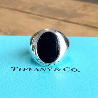 ティファニー(Tiffany & Co.)の新品Tiffany & Co ティファニー シグネットリング シルバー×オニキス(リング(指輪))