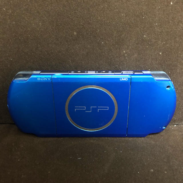 psp 3000 ブルー　ジャンク エンタメ/ホビーのゲームソフト/ゲーム機本体(携帯用ゲーム機本体)の商品写真