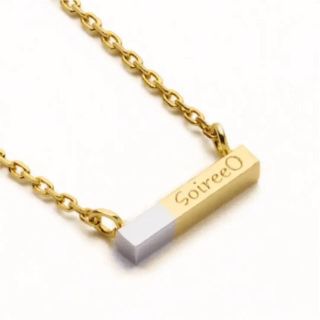 SoireeO ソワレオー メタリックバータイプネックレスの通販 by ♡|ラクマ