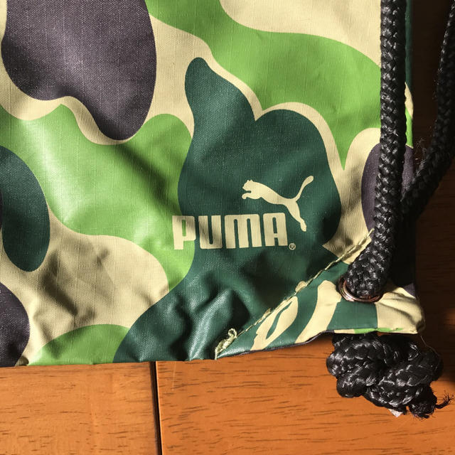 A BATHING APE(アベイシングエイプ)のAPE PUMA コラボ ナップサック メンズのバッグ(バッグパック/リュック)の商品写真