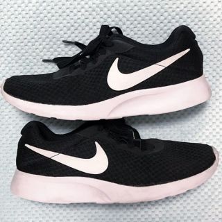 ナイキ(NIKE)のNIKE ナイキ タンジュン 25 黒白(スニーカー)