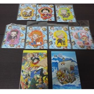 シュウエイシャ(集英社)のONE PIECE メモ帳セット☆9点+おまけ付き♪FILM Z/GOLD雑貨(キャラクターグッズ)