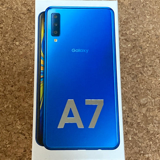 Galaxy - Samsung GALAXY A7/ブルー/ほぼ未使用/SIMフリーの+