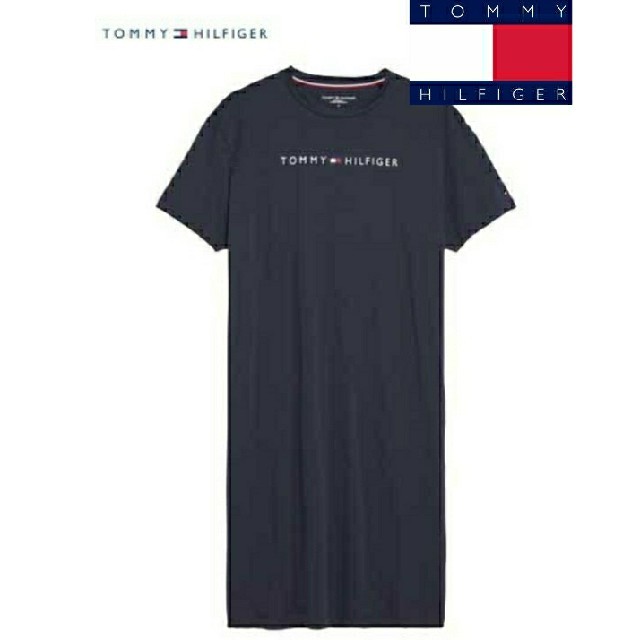 TOMMY HILFIGER(トミーヒルフィガー)のTシャツワンピ TOMMY HILFIGER レディースのワンピース(ひざ丈ワンピース)の商品写真