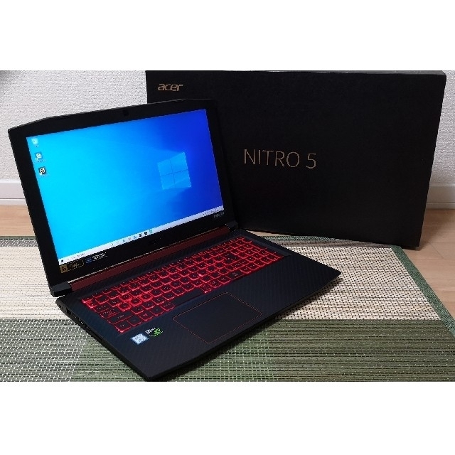 PC/タブレットwin 10/i7 8750/16g/ssd hdd/Nitro5/Office