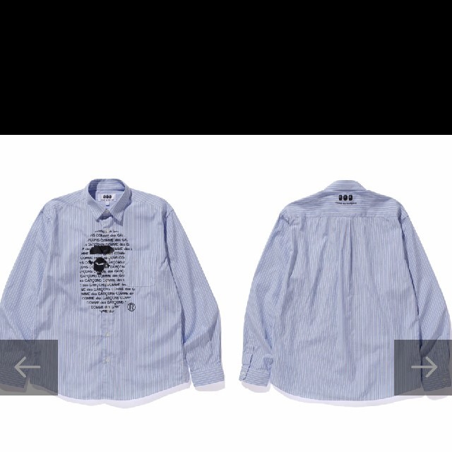 COMME des GARCONS X BAPE プリントシャツ shirt