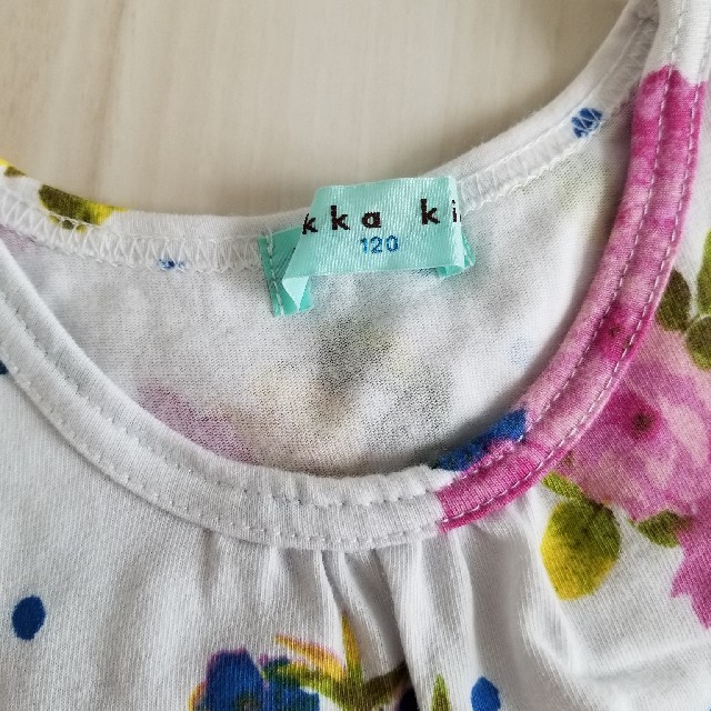 hakka kids(ハッカキッズ)のハッカキッズ 花柄ワンピース 120 キッズ/ベビー/マタニティのキッズ服女の子用(90cm~)(ワンピース)の商品写真