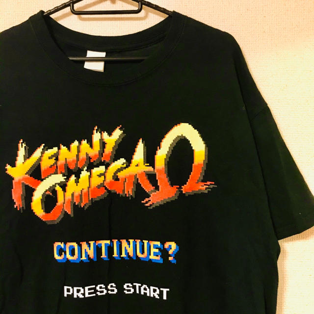 Kenny Omega プロレス　ストリートスァイター　 Tシャツ　　黒