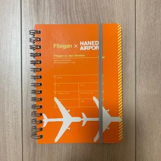 Fliegen×HANEDA AIRPORT 方眼ノート オレンジ(ノート/メモ帳/ふせん)