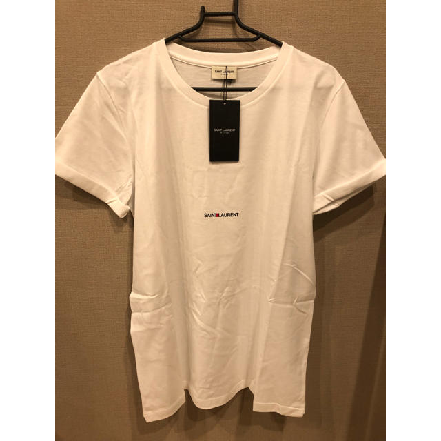 サンローラン  ロゴ Tシャツ MTシャツ/カットソー(半袖/袖なし)