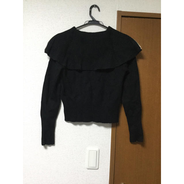 ZARA(ザラ)のZARA ザラ ブラック パーカー カーディガン ジッパー レディースのトップス(パーカー)の商品写真