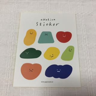 韓国　object emotion sticker ステッカー(シール)