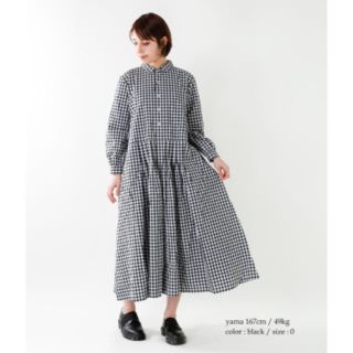 nest robe チェック　ワンピース