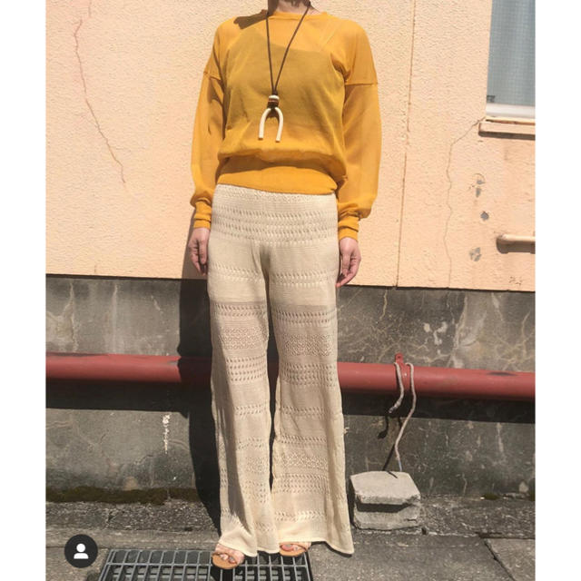 TODAYFUL(トゥデイフル)のLace Bell Bottoms レディースのパンツ(カジュアルパンツ)の商品写真