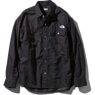 ザノースフェイス(THE NORTH FACE)の・新品ノースフェイス NR11961 ヌプシ シャツ ブラック 黒 L 長袖(シャツ)