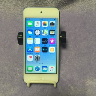 アイポッドタッチ(iPod touch)のiPod touch 第6世代ブルー（16GB）送料無料(ポータブルプレーヤー)