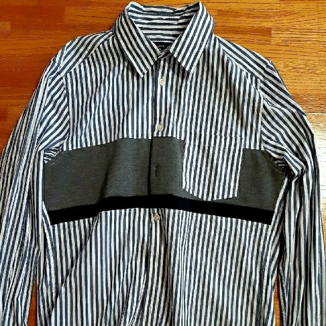 RAGEBLUE(レイジブルー)のRAGEBLUE レイジブルー　パネル切り替えシャツ　S メンズのトップス(Tシャツ/カットソー(七分/長袖))の商品写真