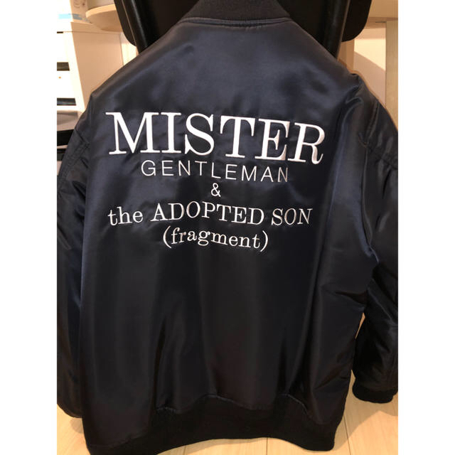 mistergentleman×fragment リバーシブルボンバージャケットフライトジャケット