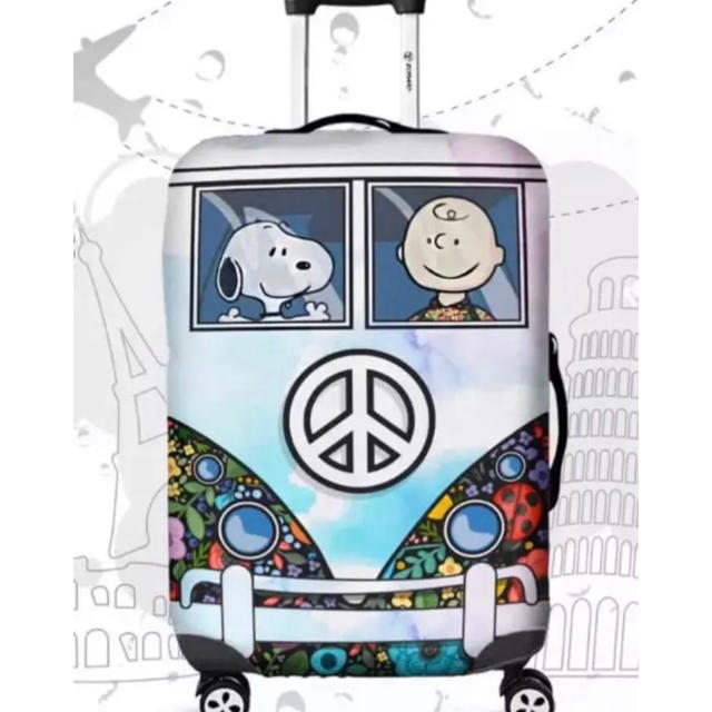 SNOOPY(スヌーピー)の1点限り　スーツケースカバー　スヌーピー   S レディースのバッグ(スーツケース/キャリーバッグ)の商品写真