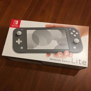 ニンテンドウ(任天堂)の新品未使用 Nintendo Switch LITE グレー(携帯用ゲーム機本体)