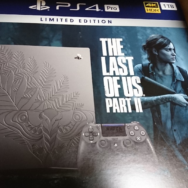 PlayStation 4 Pro The Last of Us Part II エンタメ/ホビーのゲームソフト/ゲーム機本体(家庭用ゲーム機本体)の商品写真