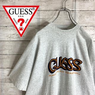 ゲス(GUESS)の※専用※超レア 古着 ゲス 半袖 Tシャツ フロントロゴ 希少デザイン(Tシャツ/カットソー(半袖/袖なし))