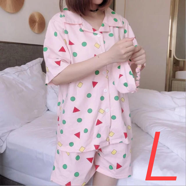 レディース パジャマ 部屋着 ルームウェア クレヨンしんちゃん 韓国 3点セット レディースのルームウェア/パジャマ(ルームウェア)の商品写真