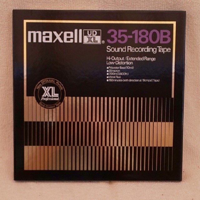 maxell(マクセル)のオープンリールテープ maxell 35-180B  XL10 スマホ/家電/カメラのオーディオ機器(その他)の商品写真