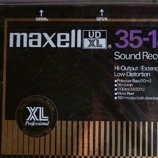 オープンリールテープ maxell 35-180B  XL10その他