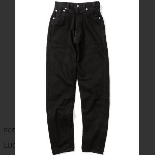 ヤエカ(YAECA)の01 LUCY HIGH WAIST TAPERED JEANS -BLACK(デニム/ジーンズ)