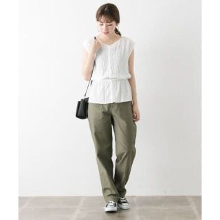 アーバンリサーチ(URBAN RESEARCH)の新品　URBAN RESEARCH 2wayシアサッカーブラウス(シャツ/ブラウス(半袖/袖なし))