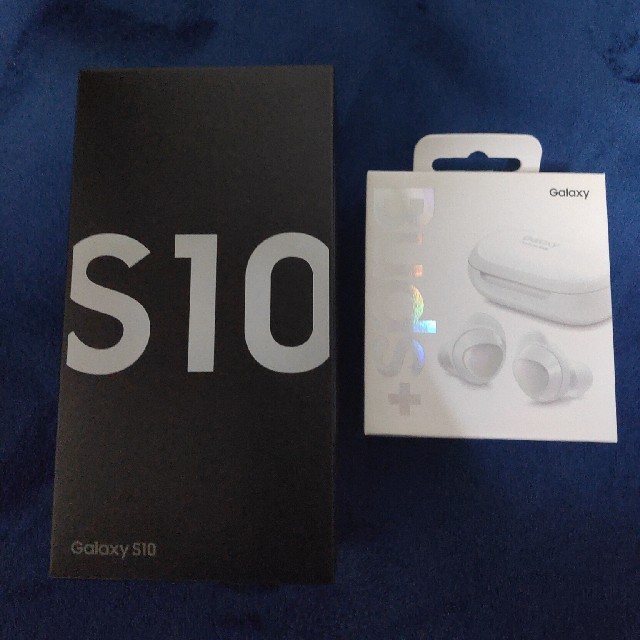 Galaxy S10 プリズムホワイト ＆ Galaxy Buds+ ホワイト