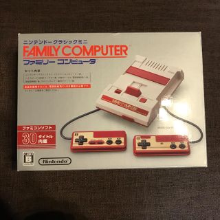 ファミリーコンピュータ(ファミリーコンピュータ)のニンテンドー クラシックミニ ファミリーコンピュータ 美品(家庭用ゲーム機本体)