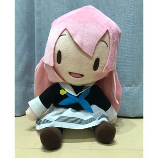 【新品　未使用】巡音ルカ　ジャンボふわふわぬいぐるみ(ぬいぐるみ)