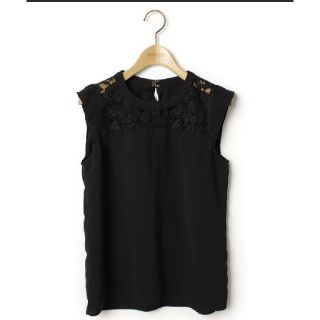 ブラックバイマウジー(BLACK by moussy)のBLACK BY MOUSSY　ノースリーブ　カットソー(カットソー(半袖/袖なし))