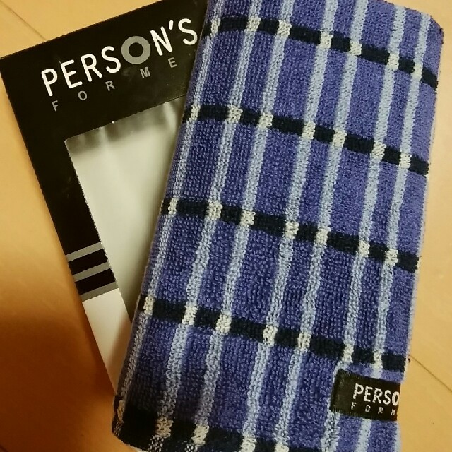 PERSON'S(パーソンズ)のPERSON'S タオルハンカチ メンズのファッション小物(ハンカチ/ポケットチーフ)の商品写真