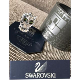 スワロフスキー(SWAROVSKI)の週末お値下げ！SWAROVSKI  スワロフスキー シルバークリスタル ミミズク(置物)