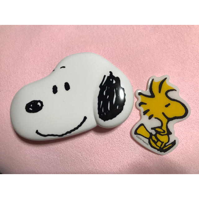 SNOOPY(スヌーピー)のスヌーピー印鑑ケース  ウッドストック印鑑マット インテリア/住まい/日用品の文房具(印鑑/スタンプ/朱肉)の商品写真