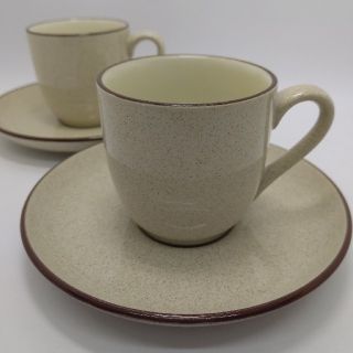 ノリタケ(Noritake)のNORITAKE Folkstone カップ&ソーサー2客セット(食器)