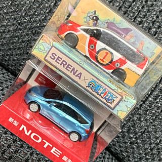 ニッサン(日産)の非売品【NISSAN】NOTE & SERENA×ONEPIECE(ミニカー)