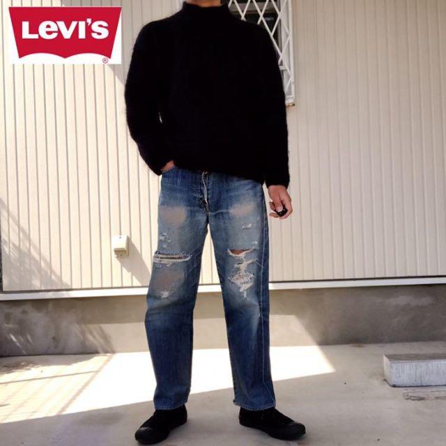 Levi's - 【リーバイス】日本製 501xx復刻 702 シンチバック 革 Levi's - 【リーバイス】日本製 501xx復刻 702 シンチバック 革