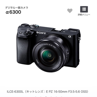 SONY α6300 新品 SDカード クリーニングキット付